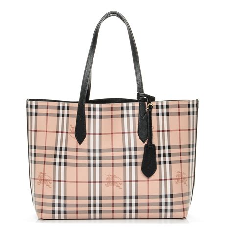 reversible burberry bag|burberry medium canvas check tote.